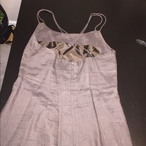 Cute Brown Dress Midi Length